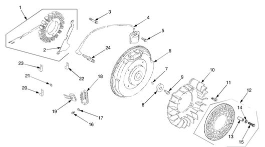 Ignition/Electrical Diagram and Parts List for GT3100 14A671010-14B671710 Cub Cadet Lawn Tractor